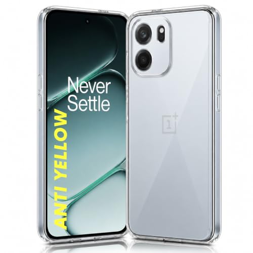 Image of DIZORO Compatible with Oneplus ce6 5g Back Cover Case Clear,[ Anti Yellow ][Military Grade Protection] Hard PC Back Cover Transparent