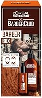 L’Oréal Men Expert Bartpflege-Set für Männer, Geschenkset mit Bartshampoo & Bartöl, Unterstützung beim gesunden Bartwachstum, Geschenke für Herren mit Zedernholzöl, Barber Club, 1 x 200 ml, 1 x 30 ml