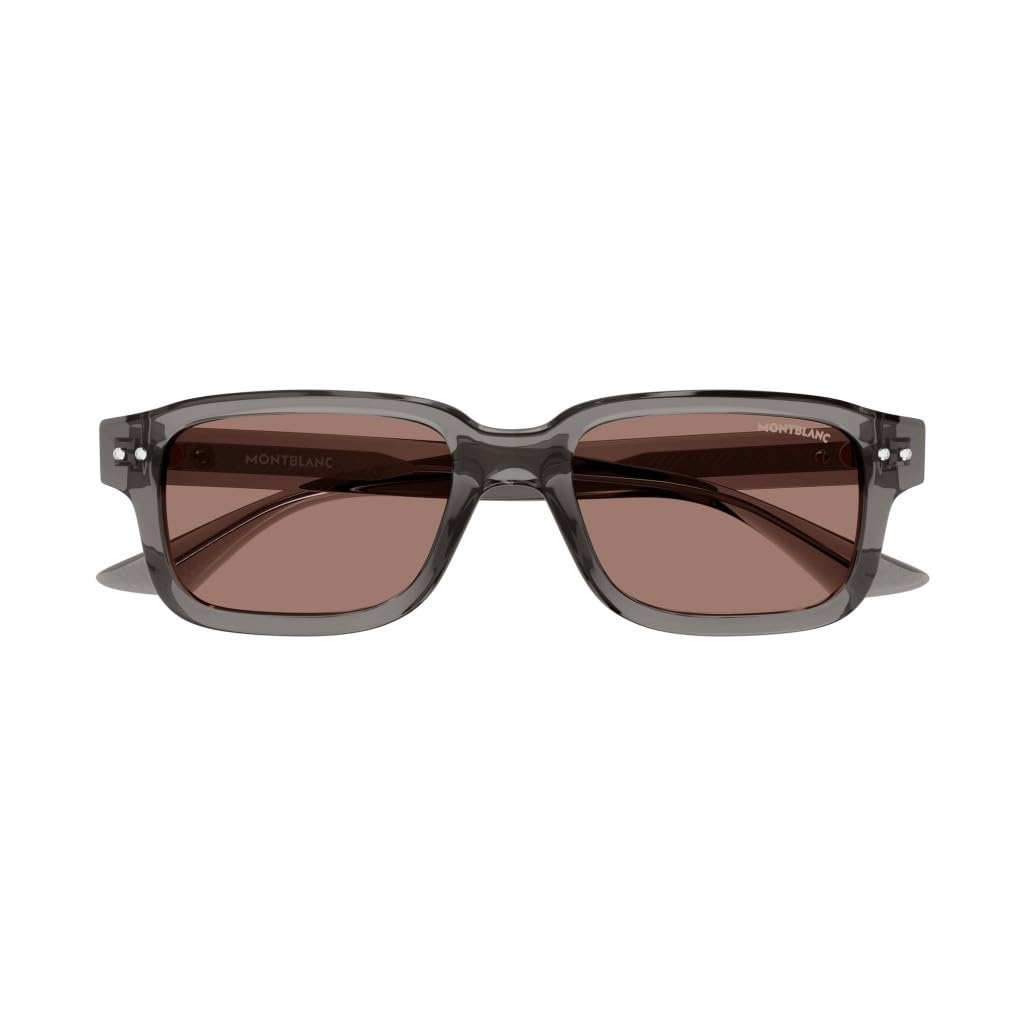 Montblanc MB0286S-003 53 okulary przeciwsłoneczne Man Recycled Ace okulary przeciwsłoneczne, sportowe, wielokolorowe (wielokolorowe), jeden rozmiar