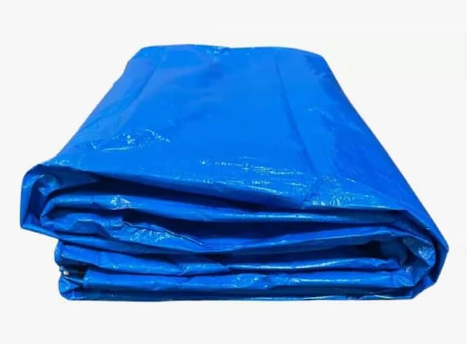 Lona Azul Cobertura 3x5 Impermeável Capa Pra Piscina Barraca