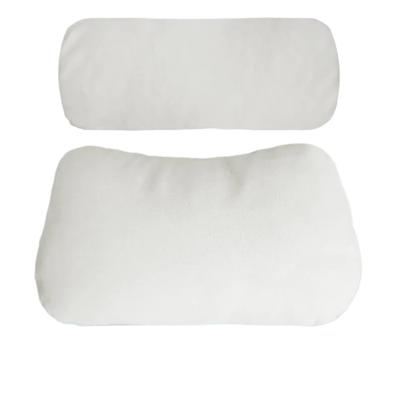 Nackenkissen Universal Auto Nackenkissen Passend für Ideal Kopfstütze Chamois Leder Peluche L789 Taille Unterstützung Kissen