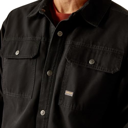 Ariat Men Rebar Canvas Shirt Jacket4