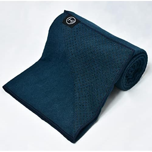 Tatago Yoga Mat Towel Non Slip for Hot Yoga. Our Hot Yoga Towel is Thicker, More Absorbent, and a Perfect Hot Pilates Mat Towel. 400GSM Microfiber Quick-Dry!