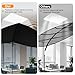 Office Cubicle Desk Shade，Portable Cubicle Light Shield and Office Shade to Block Overhead Light，Adjustable Desk Shade for Cubicle to Block Light & Reduce Glare – Essential Office Accessories（Black）