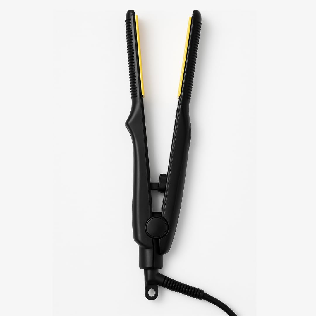 Ktein Mini Flat Iron for Short Hair, Pixie Cut, Bangs, Beard & Wavy Styling | 2-in-1 Ceramic Pencil Hair Straightener for Men & Women | 5 Temp Settings | Fast Heating | Anti-Scald Design-image-28