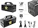 KYNG Power Solar Generator Portable Power Station 500W UPS Battery for Emergency, Tradeshow Battery Powered Inverter 12V, 3 AC, 4 USB Outlets FREE Solar Panel Cable, Camping, CPAP, 280wh
