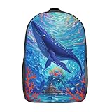 GQmoney Wal-Rucksäcke, Kinder-Schulrucksack, modische Schultasche, 3D-gedruckte Schultasche für Jungen, Grund- und Mittelschüler, 17 Zoll