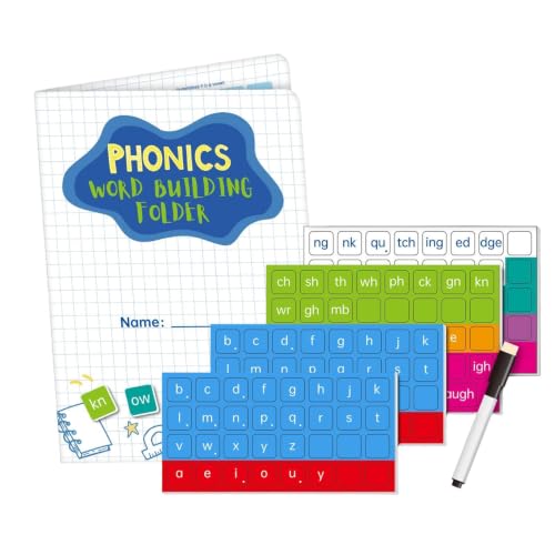 Juego de deletreo para niños con letras para fonética magnética de preescolar