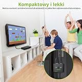 LiNKFOR Adapter PS2 na HDMI 1080P Konwerter z przełącznikiem RGB/YPbPr stosunek 4:3/16:9 kompatybilny z wszystkimi modelami PS2