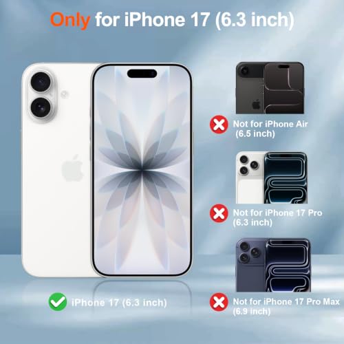 SUPFINE Silicone & Magnetic for iPhone 17 Case Light Purple - image 2