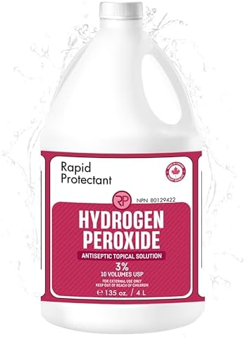 Hydrogen Peroxide 3% - Made in Canada - 4 Liter / 1 Gallon