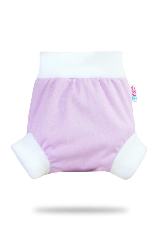 Shorty en PUL Petit Lulu | Culotte de Protection | Pull Up Couche | Couvre-Couche | Taille XL | Réutilisable & Lavable | Étanche | Couches Lavables | Fabriqué en Europe (Lilac)