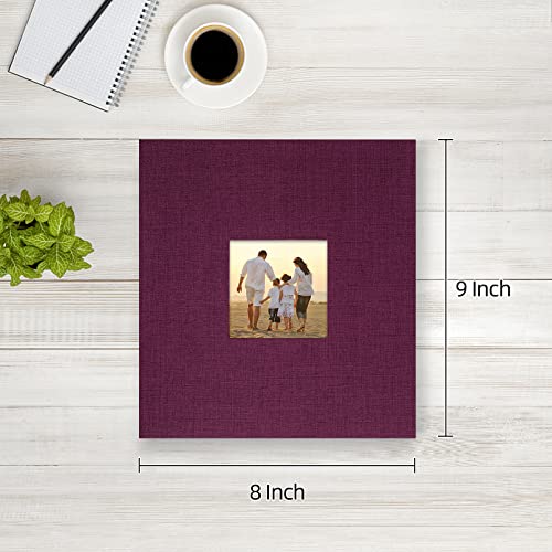 image for potricher Small Photo Album 4x6 200 Photos Linen Cover Picture Photo B