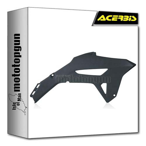 Radiator scoops Acerbis gris pour équiper votre Honda CRF 450 R sur terrain de cross