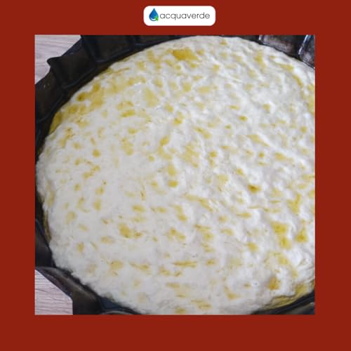 acquaverde | Tegame per l'originale Focaccia Barese, Pizza e Calzone in Acciaio, Rotondo Ø 40 cm - Teglia per la Cucina Tradizione Pugliese, utilizzo Casalingo e Professionale, MADE IN ITALY - immagine 6