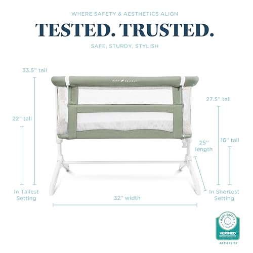 Image of Baby Delight Beside Me Serenity Bassinet, Organic Sage