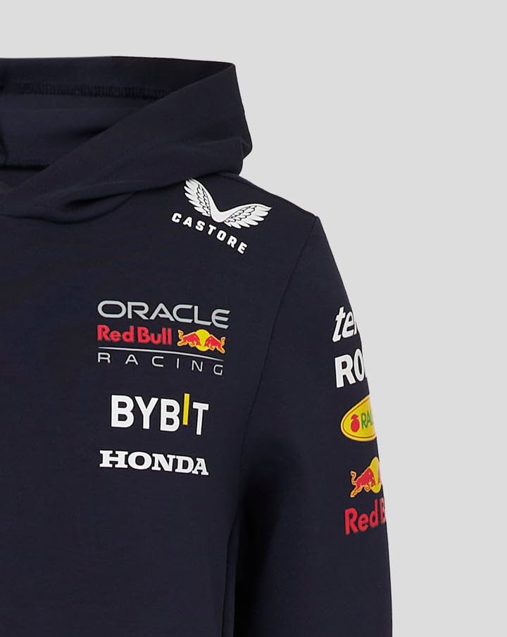 Red Bull Racing F1 Kid's 2024 Team Pullover Hoodie4