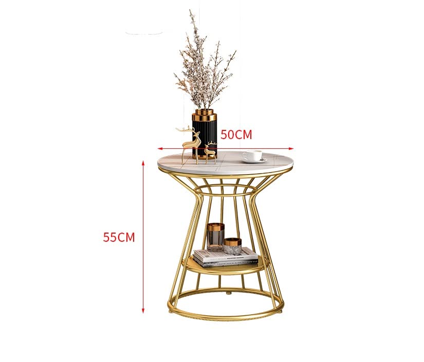 Table basse en marbre compacte pour optimiser les petits salons modernes