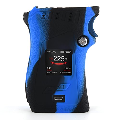 Coque de protection en silicone souple pour cigarette électronique Smok Mag Kit 225 W Mod (main gauche) - Résistant à l'usure - Douce