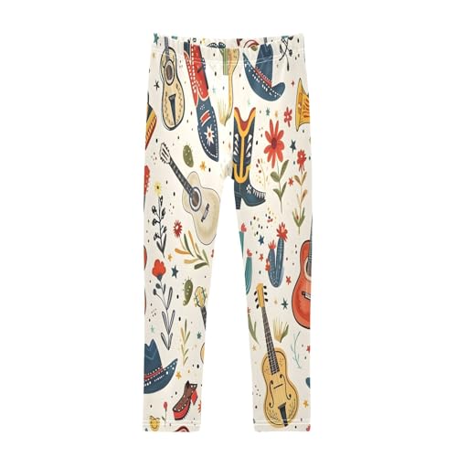 Toddler Girls Leggings Printed Yoga Pants Leggings Cowboy Boot for Kids