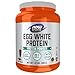 NOW Sports Nutrition, Egg White Protein, 20 g With BCAAs, Creamy Chocolate Powder, 1.5-Pound
