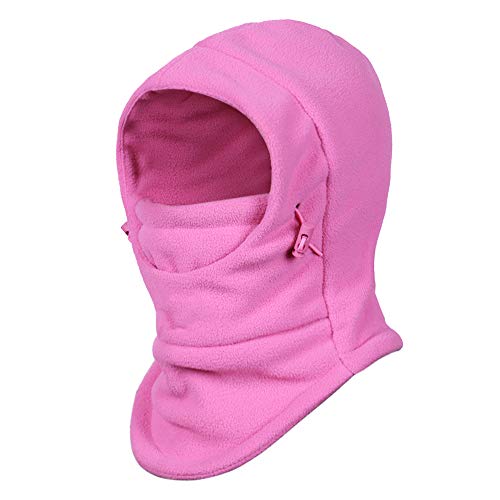 La Mejor Selección de Pasamontañas para Niño Top 10. 42 Genérico Pasamontañas para niños con Capucha, mascarilla de esquí, Calentador de Cuello, Gorro de Lana de Invierno para niños y niñas