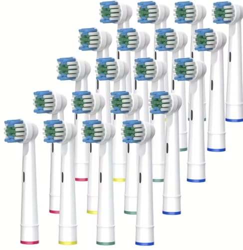 Cabezal de cepillo de dientes compatible con Oral B, cabezales de cepillo de repuesto para la mayoría de cepillos de dientes eléctricos Braun Oral B de Vitality Pro Smart Genius, limpieza de precisión