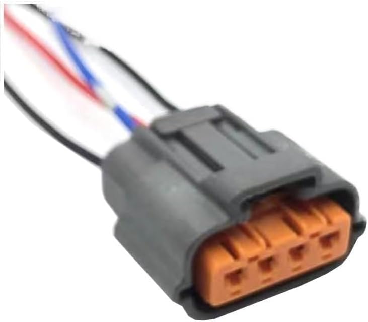 Cars Connectors 4 Pin Auto Ignition Controller Plug Throttle Position Water Proof Connector 6195-0030 with Harness(4p Male,10 Sets)