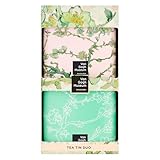 Van Gogh Museum Duo Tea Caddy Tin Gift Set - 8 English Breakfast & Earl Grey Bags – Collectible Art Print Tins for Mother's Day Afternoon Tea Gifts, Inspired by Vincent Van Gogh Museum Amsterdam