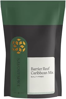 Savory Spice Barrier Reef Caribbean Mix (2.25 oz) - Salt-Free Caribbean Seasoning with Citrus & Chile - Sweet-Spiced, Tropical Blend for Chicken, Fish, Pork & Seafood