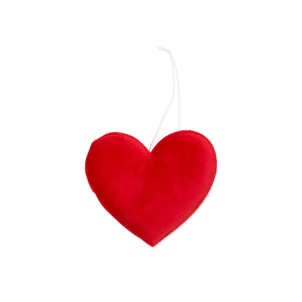 FloristryWarehouse Red Velvet Heart Valentine Hangers 10cm x Pack of 6