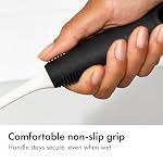 OXO-Good-Grips-Bottle-Brush-Dual-Bristle-Cleaning-for-Bottles-Pitchers-and-Carafes-Flexible-Neck-Scrub-Brush-Safe-for-Stemware-and-Delicate-Glassware-Dishwasher-Safe