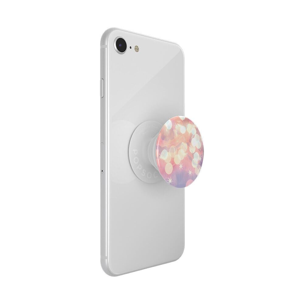 PopSockets PopGrip - Soporte Y Agarre Para Teléfonos Móviles Y Tabletas Con Un Top Intercambiable - Cristales Gloss