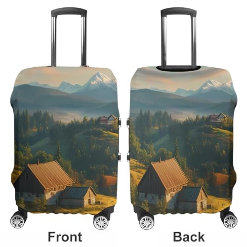 Carpathian Mountains Ukraine Travel Luggage Cover Suitcase Protector Baggage Covers for Men Women M3