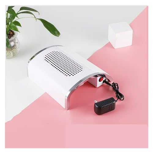 Colector de polvo de uñas de 80W con dos ventiladores y extractor morado 6