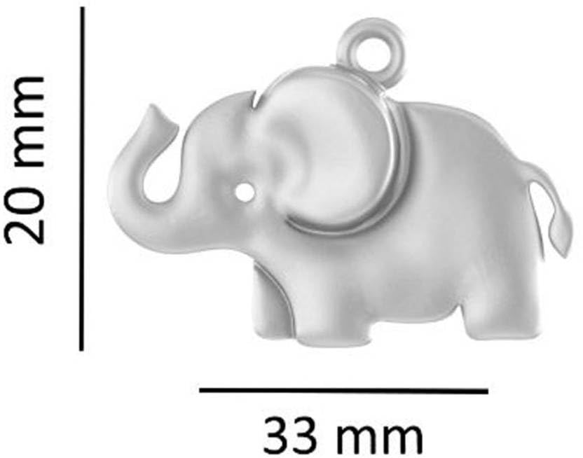 Pendentif éléphant serpent en argent sterling 925 Mtrolls petit modèle ciselé - 3