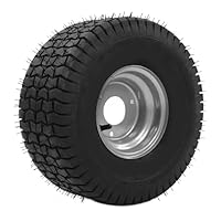 15x6,00‑6, Reifen mit Nabe, Explosionsgeschütztes, Verschleißfestes Rad, Stabile Struktur, Go-KartRäder Reifen für Go-Kart, Landwirtschaftliche Fahrzeuge