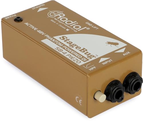 Radial SB-4 Piezo élimine le larsen des violons et mandolines