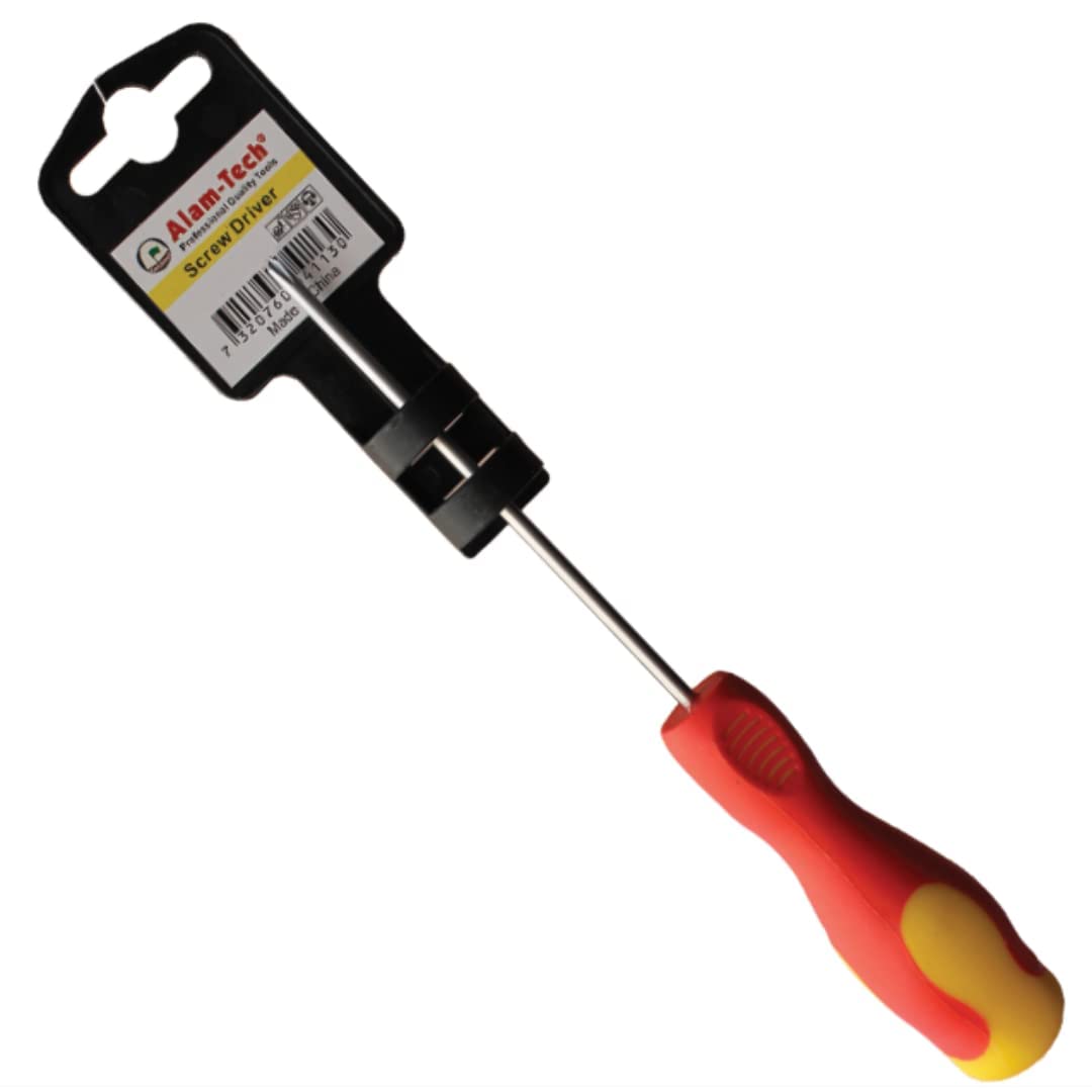 ALAM TECH ALAM FASTENERSScrew Driver Star Tpr Handle (6 Mm) Ph2 X 300 Mm Crv Steel Made In China