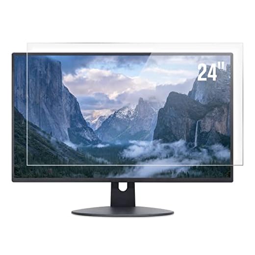 [2 PACK] 24 inch Anti Glare (Matte) Screen Protector Compatible with All Brands of 24" Widescreen Desktop with 16:9 Aspect Ratio Monitor(SIZE: 24" Diagonal x 20.9" Width x 11.8" Height)