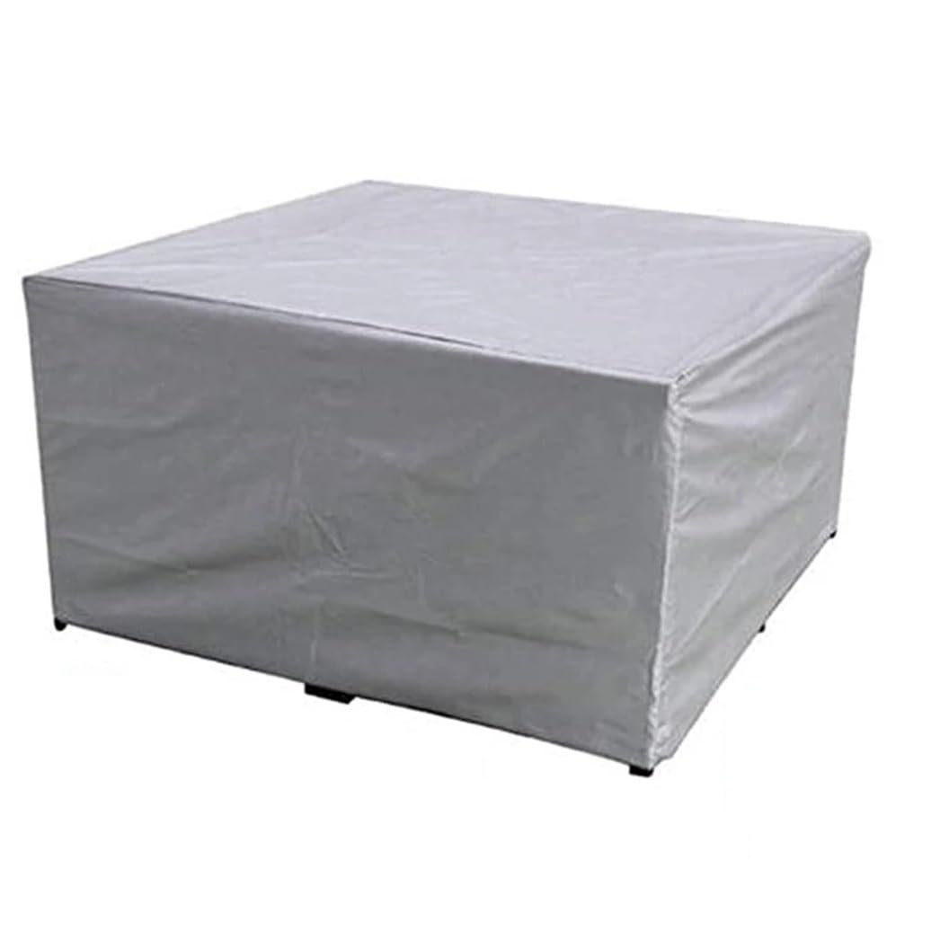 Gartenmöbel-Abdeckplane Wasserdicht – Mehrere Größen – Silber/Schwarz UV-beständig – Für Tische, Stühle, Sofas