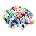Petits Pompons Multicolores Rondes Pompons DIY Creative Décoration Pompons Mini Chat Jouets Balles pour Les Décorations l’Artisanat Créatif Bricolage,pour Artisanat Fabrication Et Loisirs Fournitures