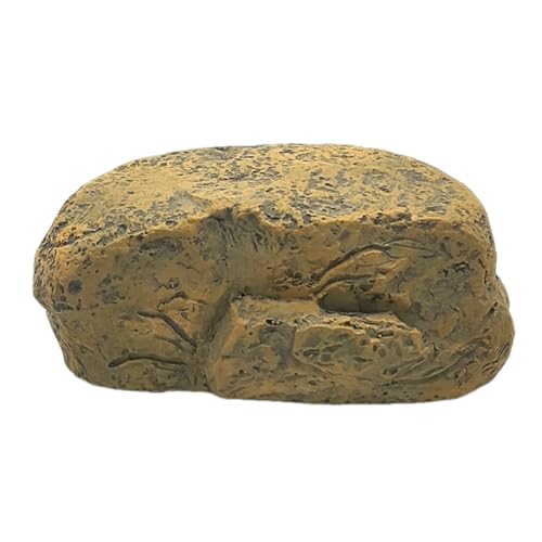 Generico Finta Pietra Con Scomparto Segreto Scatola Chiavi Pietra Finta In Resina, Portachiavi Esterno Mimetizzato - Design Naturale Per/Vasi (150g, 10.5x7x5cm)
