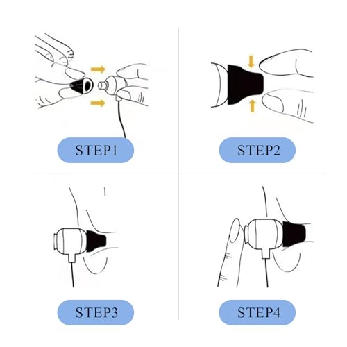 Adhiper Foam Eartips for Sony WF-1000XM5 Headphones,S/M/L 3 Sizes 3 Pairs Polyurethane Memory Foam Earbuds Tips,High Sound Insulation and Anti-Slip Ear Tips. by Adhiper - Image 6