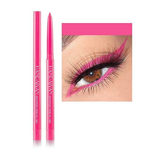 De Cuerdas, Home Delineador de ojos Eyeliner Pen, Lápiz Sombra de Ojos, Kit Delineador de Ojos Metalizado Lápiz Delineador de Ojos con Purpurina para Mujeres Eye&Lip Liner...