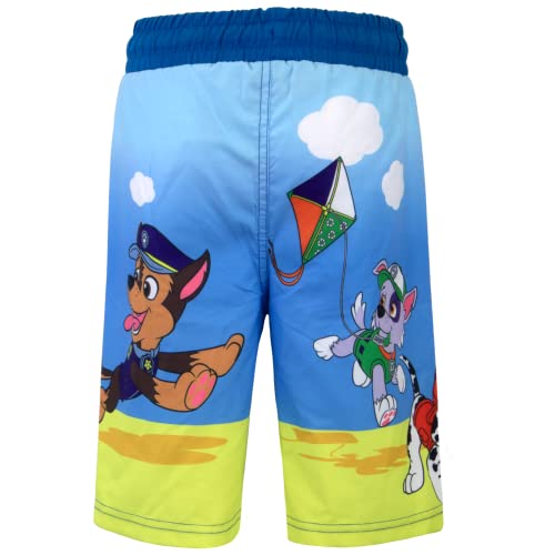 Nickelodeon Paw Patrol Swim Shorts For Boys, Kids Swimwear, Paw Patrol Boys Board Shorts (Beach Blue, Size 5/6) #TOP1
