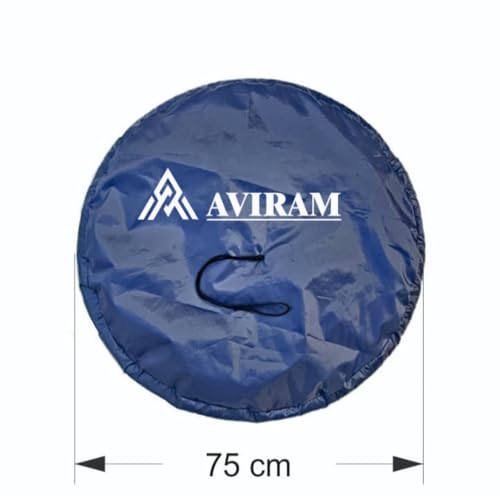 Image of Lifelong Polyester Tent for Camping - Dress Changing, Can be Hanged Anywhere with Portable Foldable Cloth Outdoor Bathroom Tent, Camp Toilet Rain Shelter, Height 182cm-(Navy Blue1 Person)