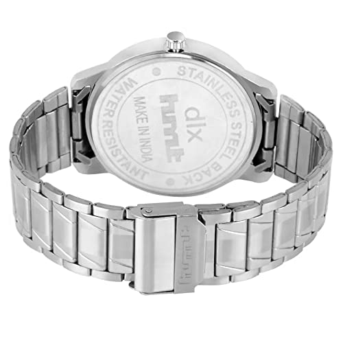 Buy dlx hmt Men Analog Watch, Stainless Steel Mechanical Watch with