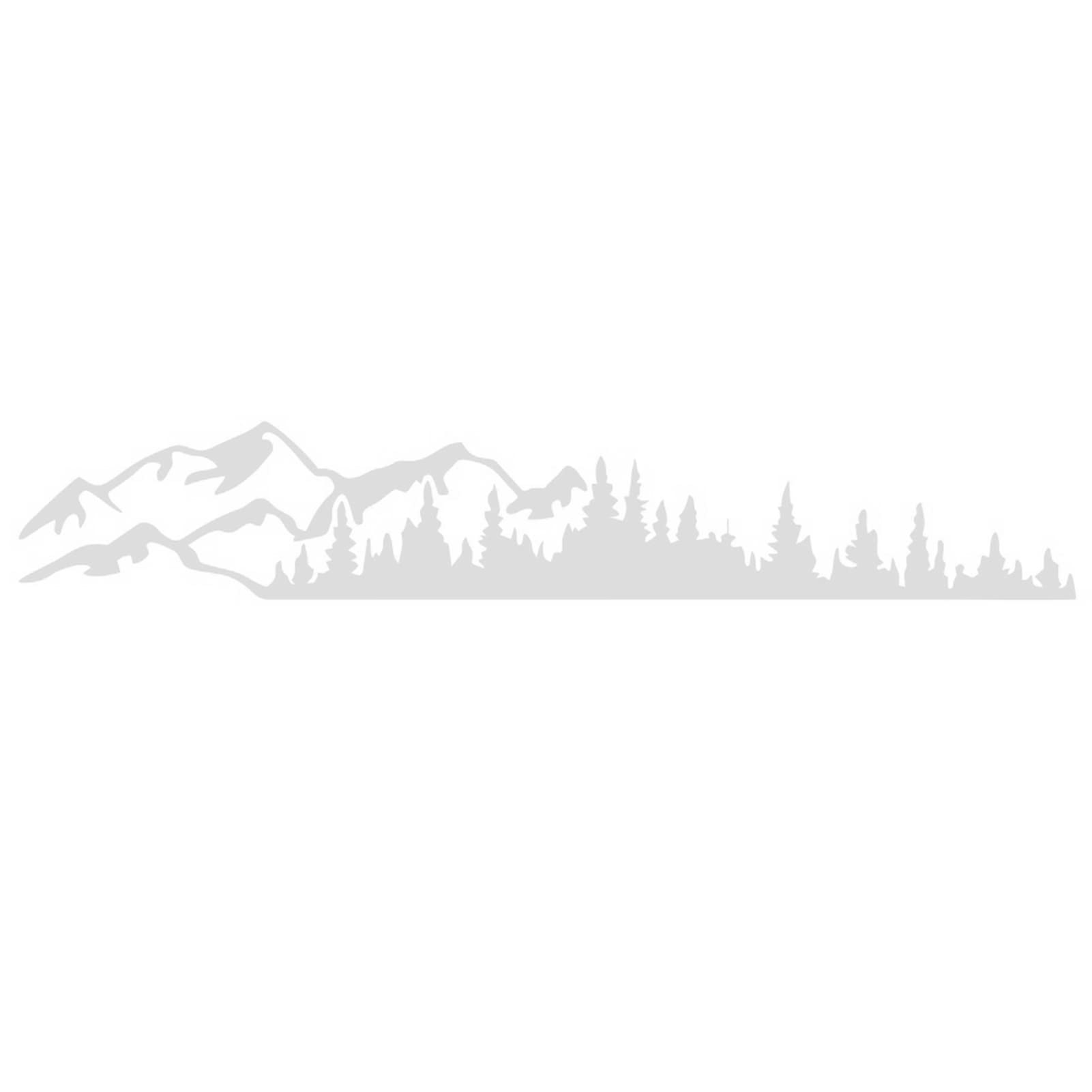 EXCLUZO 1 Pcs Universal Vinyl Trees Mountain Forest Graphic Sti ers Car Emblem Graphic Emblem Sti er Body Window Decals for RV, Caravan, Tru