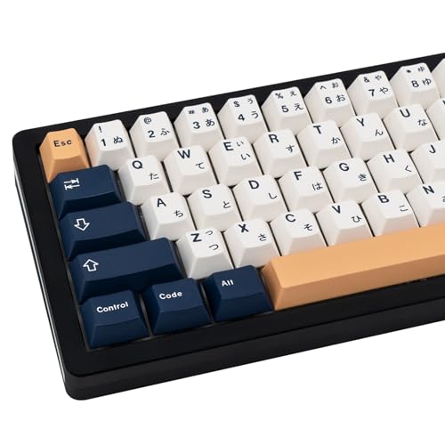 PBT Japanese Keycaps 129 Keys, Cherry Profile